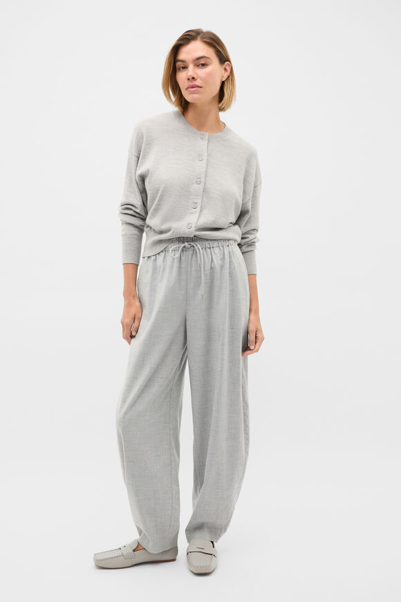 Australian Merino Relaxed Cardigan  Slate Marle  hi-res