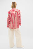Textured Stripe Shirt  Poppy Stripe  hi-res