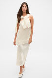 Crinkled Satin Slip Skirt  Coconut Cream  hi-res