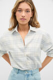 Cotton Check Shirt  Pale Slate Check  hi-res