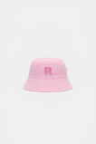 Pink Mini Initial Bucket Hat  R  hi-res