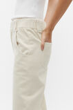 High Waist Elasticated Wide Leg Jean  Vanilla Cream  hi-res