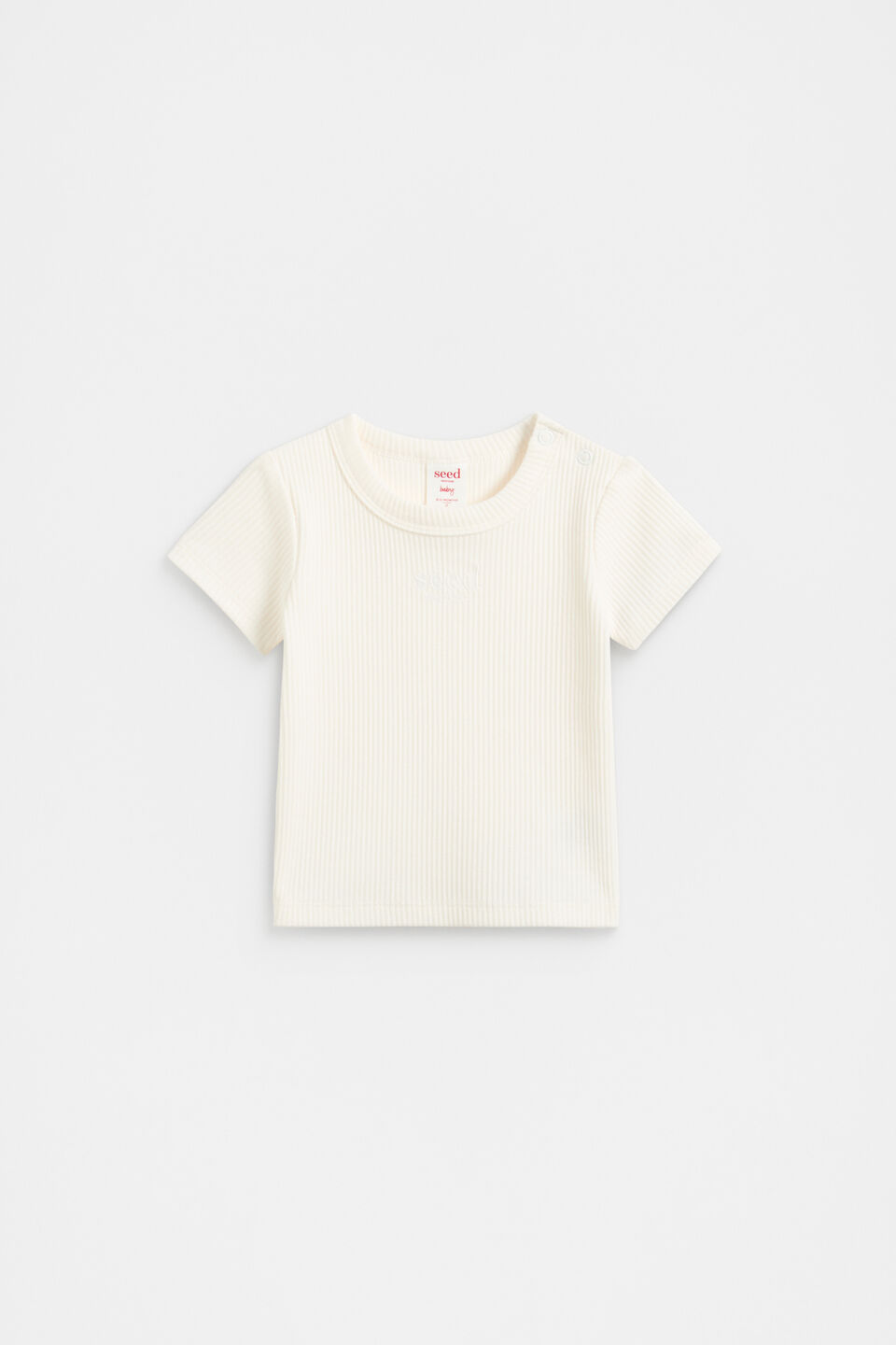 Core Logo Rib Tee  Canvas