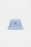 Blue Mini Initial Bucket Hat  E  hi-res
