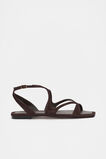 Deven Curved Strap Sandal  Chocolate Suede  hi-res