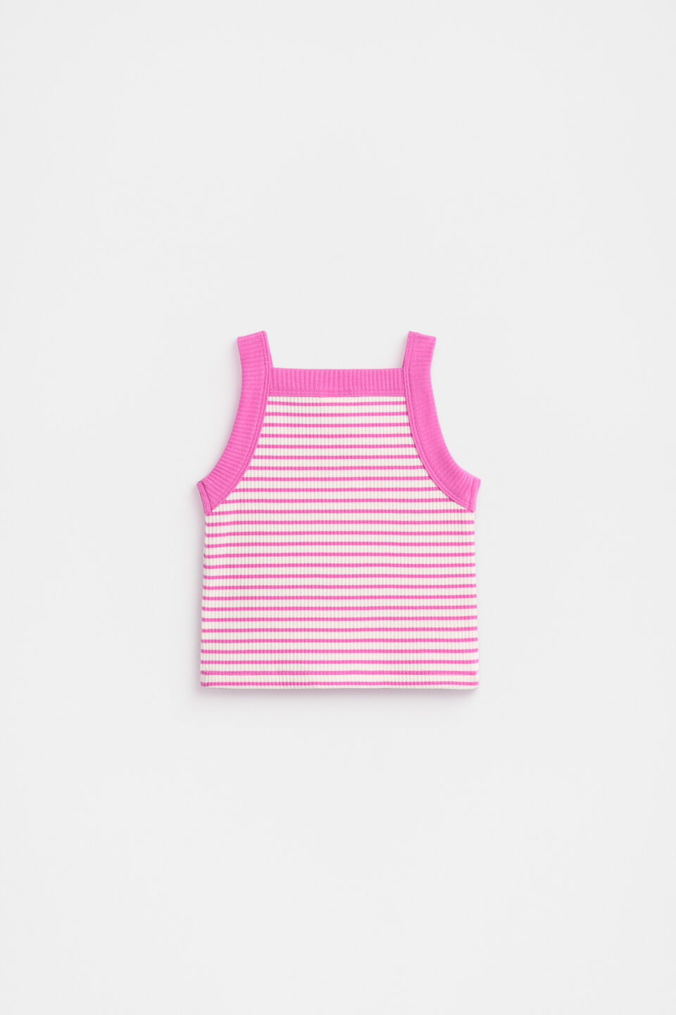 Core Logo Rib Tank  Wild Berry