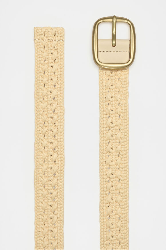 Zola Braided Belt  Natural  hi-res