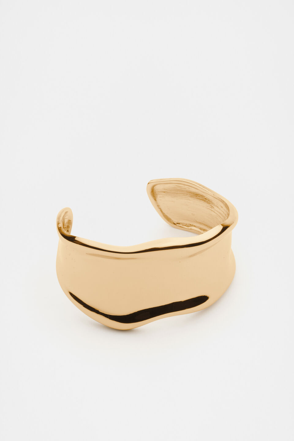 Sculptural Organic Cuff  Gold