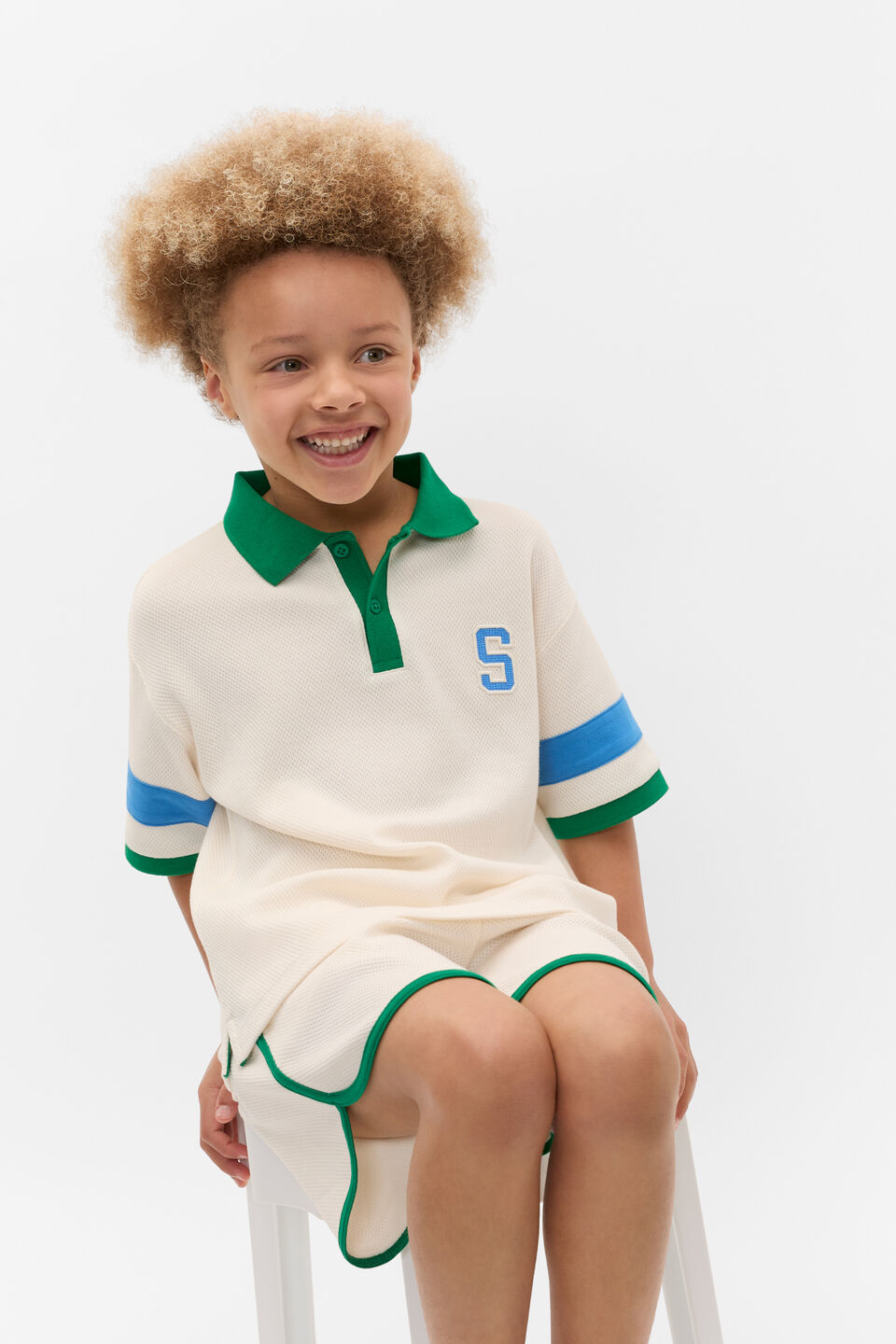 Sporty Tee Polo  Classic Cream