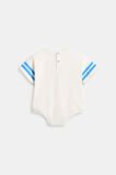 Sporty Logo Romper  Classic Cream  hi-res