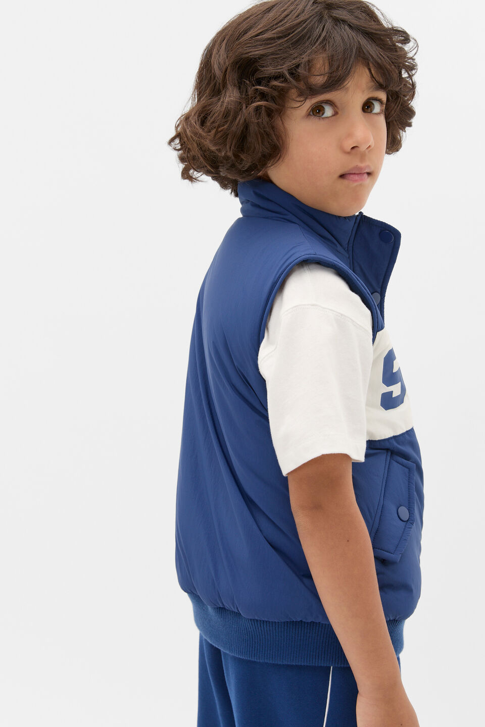 Core Puffer Vest  French Navy