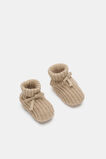 Knit Bootie  Nutmeg Marle  hi-res