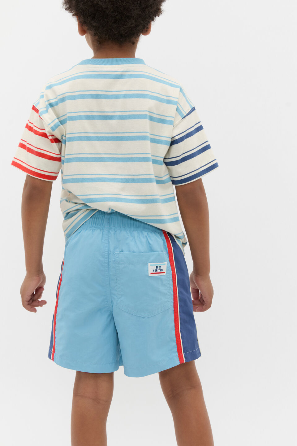 Retro Sport Short  Lark Blue