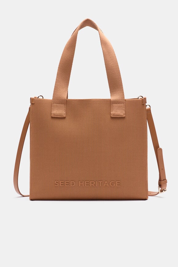 Seed Knit Tote  Copper  hi-res