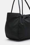 Ruched Essential Tech Tote  Black  hi-res