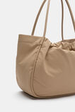 Ruched Essential Tech Tote  Sandstone  hi-res