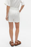 Linear Stripe Short  Cloud Cream Stripe  hi-res
