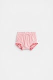 Stripe Scallop Bloomer  Strawberry Red  hi-res