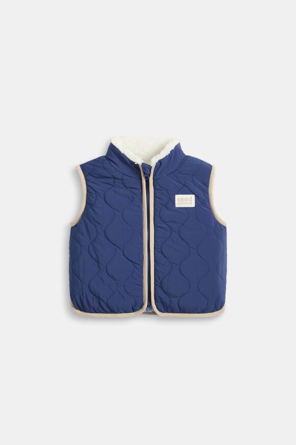 Colourblock Reversible Vest  Multi  hi-res