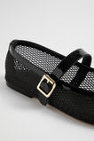 Danielle Mesh Ballet Flat  Black  hi-res