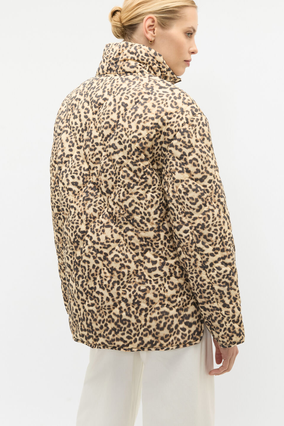 Leopard Quilted Jacket  Animal Print