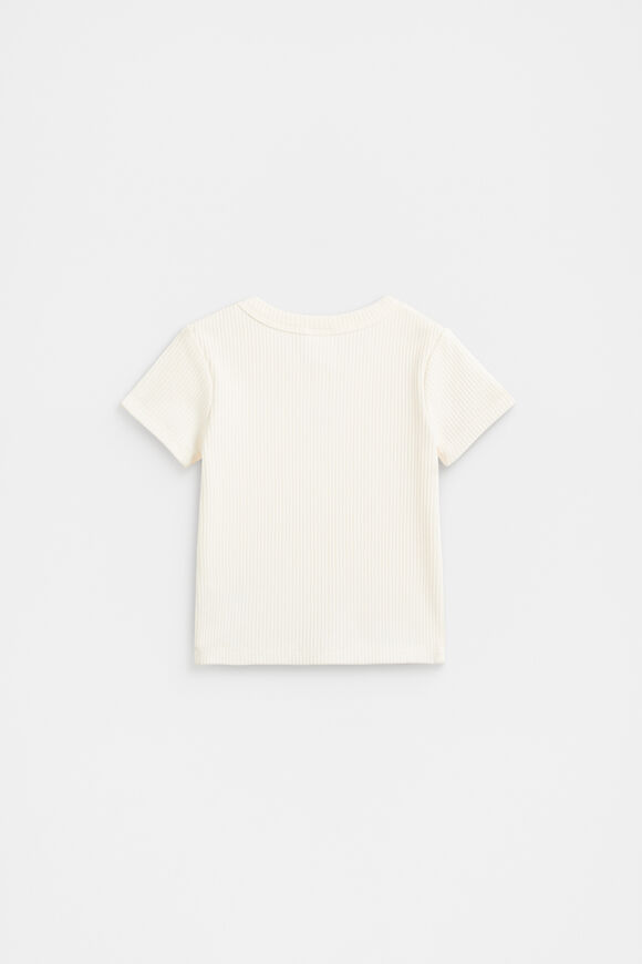 Core Logo Rib Tee  Canvas  hi-res