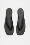Kenna Leather Flip Flop  Black  hi-res
