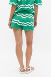 Crochet Tie Short  Deep Emerald  hi-res