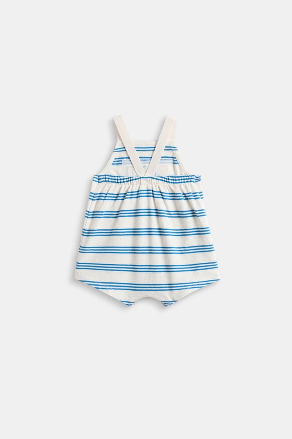 Stripe Romper  Captain Blue Stripe  hi-res