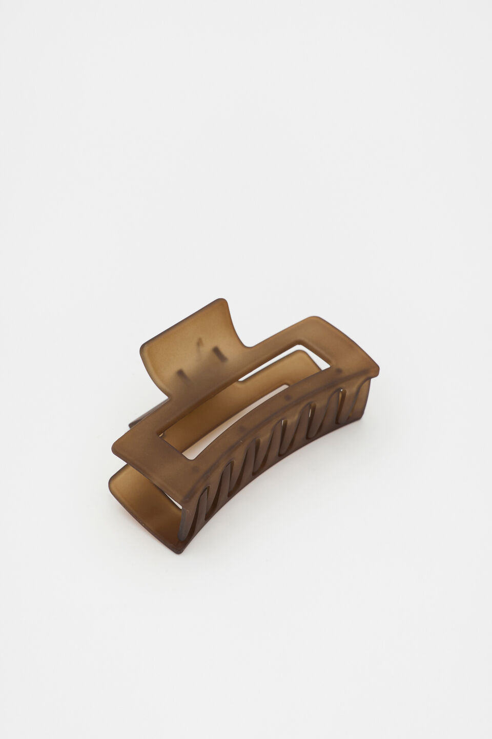 Rectangle Hair Claw  Pinecone