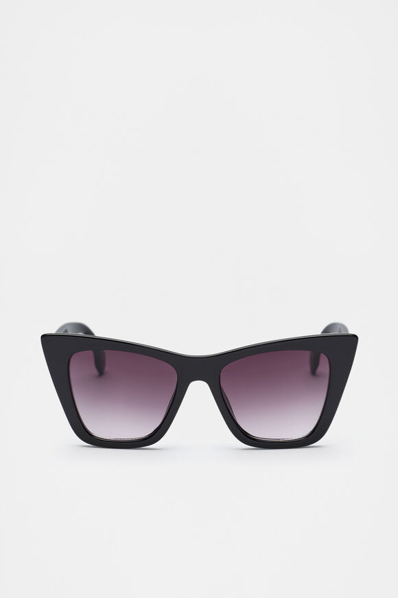 Paola Designer Catseye Sunglasses  Black  hi-res