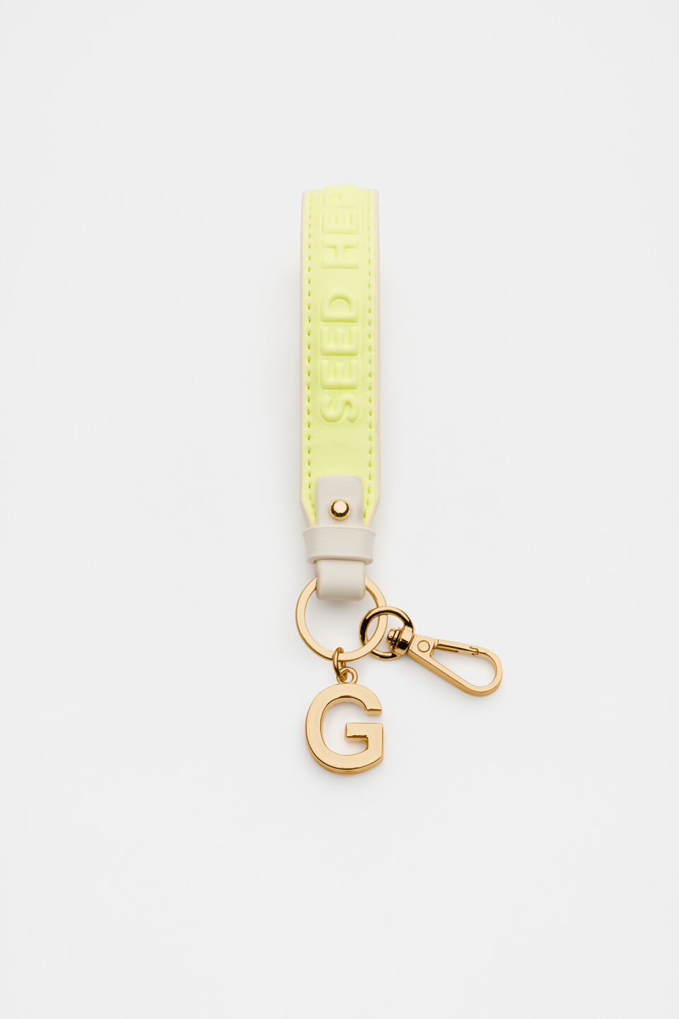 Initial Strap Keyring  G