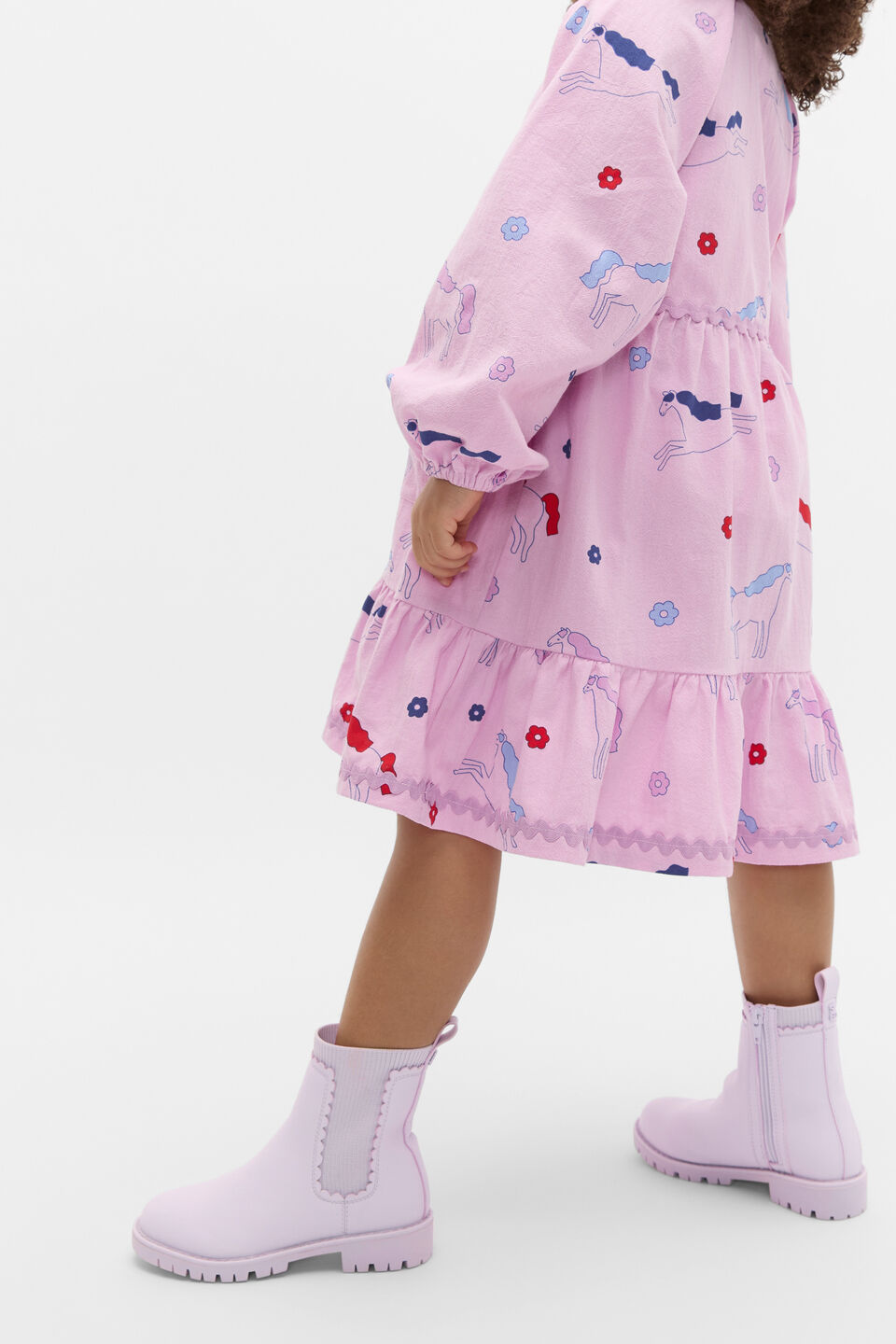 Scallop Boot  Orchid