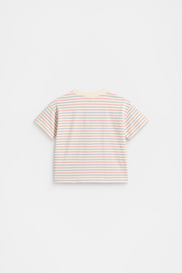 Multi Stripe Logo Tee  Multi  hi-res