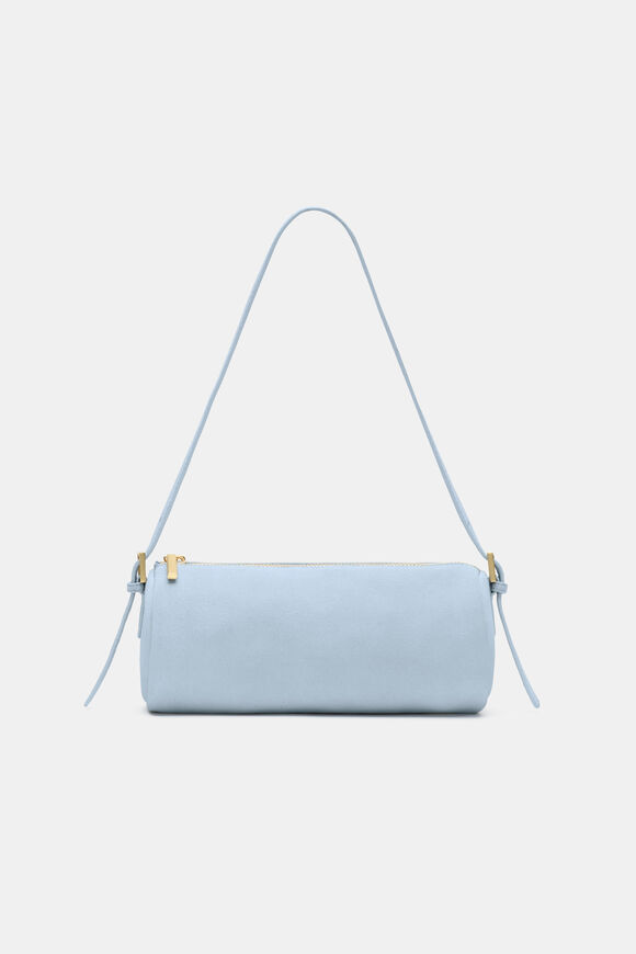 Suede Pouch Shoulder Bag  Arctic Blue  hi-res
