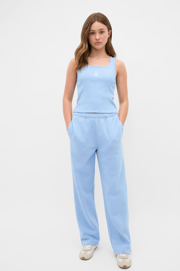 Square Neck Logo Tank  Cloud Blue  hi-res