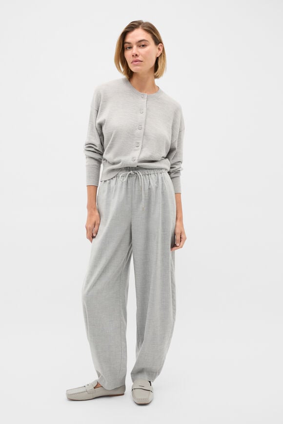 Australian Merino Relaxed Cardigan  Slate Marle  hi-res