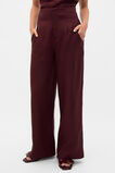 Core Linen Waisted Pant  Plum Red  hi-res
