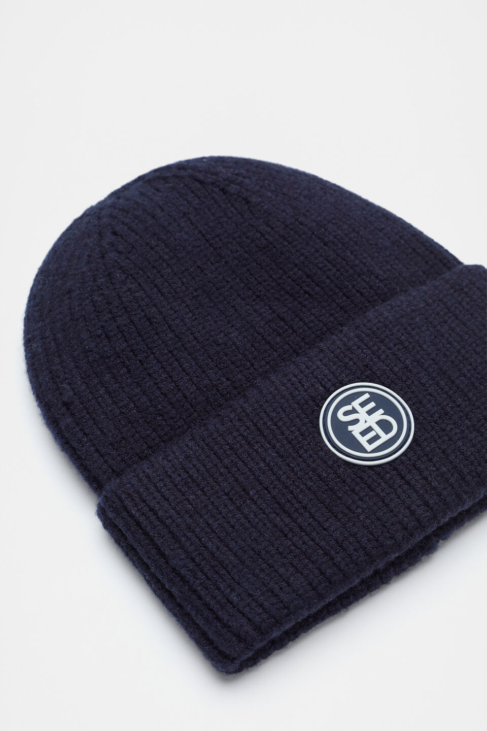 Rib Beanie  Midnight Blue