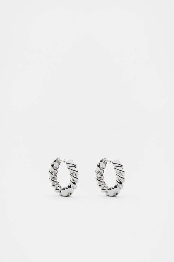 Fine Rope Earring  Silver  hi-res