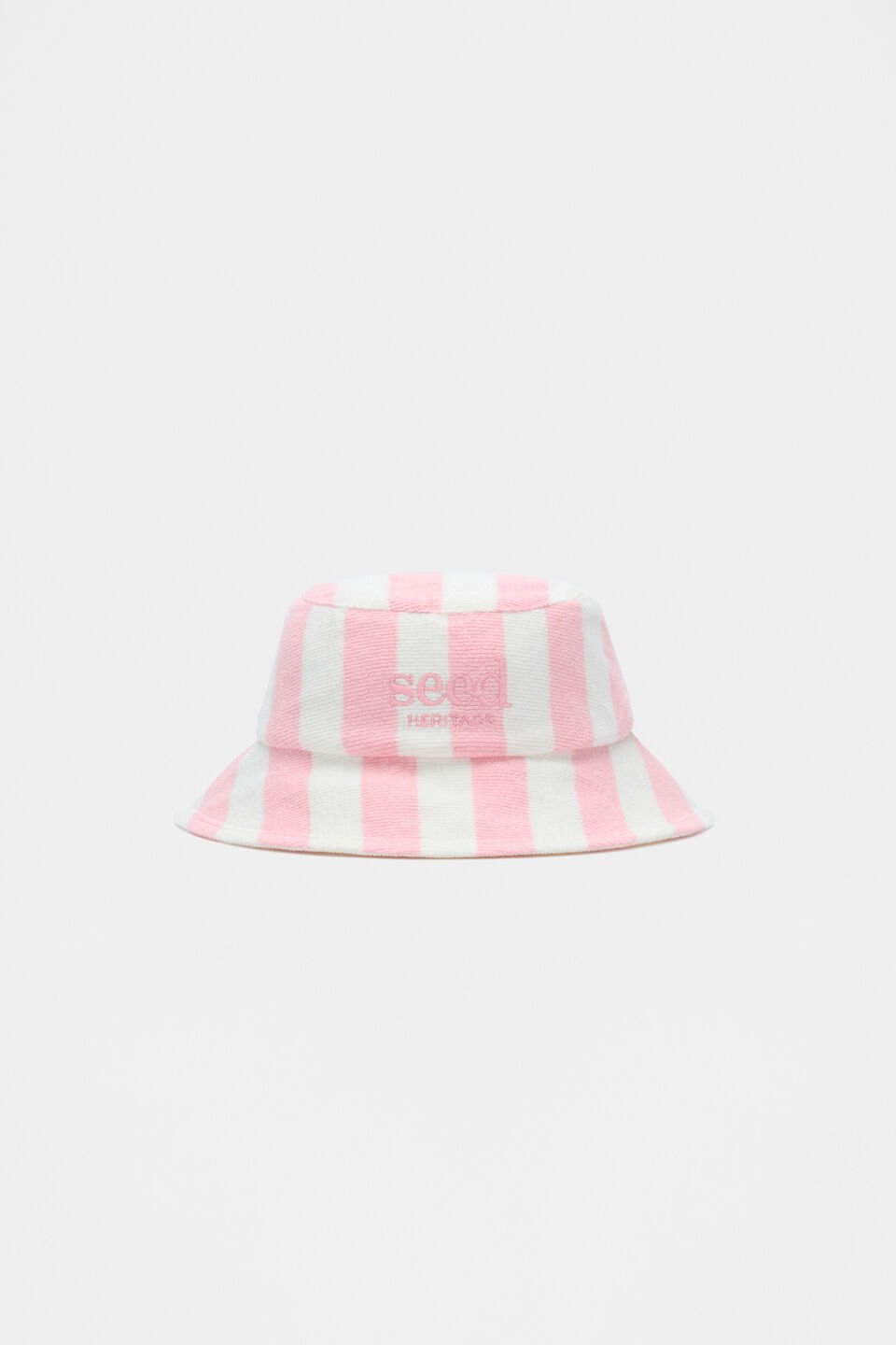 Stripe Logo Hat  Bubblegum