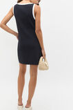 Contrast Pocket Knit Mini Dress  Twilight Blue  hi-res