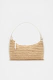 Raffia Shoulder Bag  Cream  hi-res