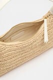 Raffia Shoulder Bag  Cream  hi-res