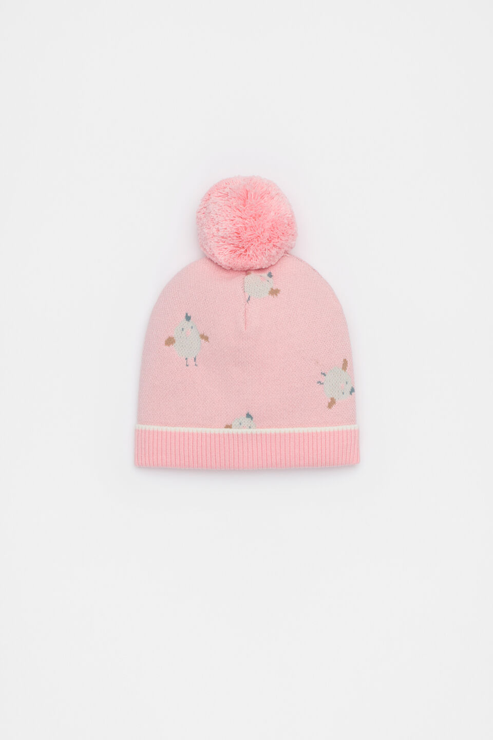 Chick Knit Beanie  Rose Pink