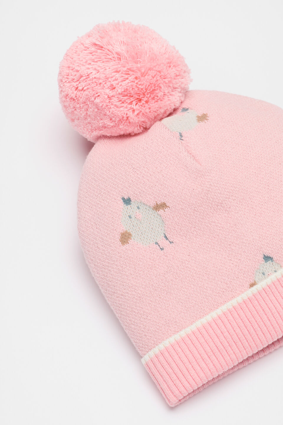 Chick Knit Beanie  Rose Pink