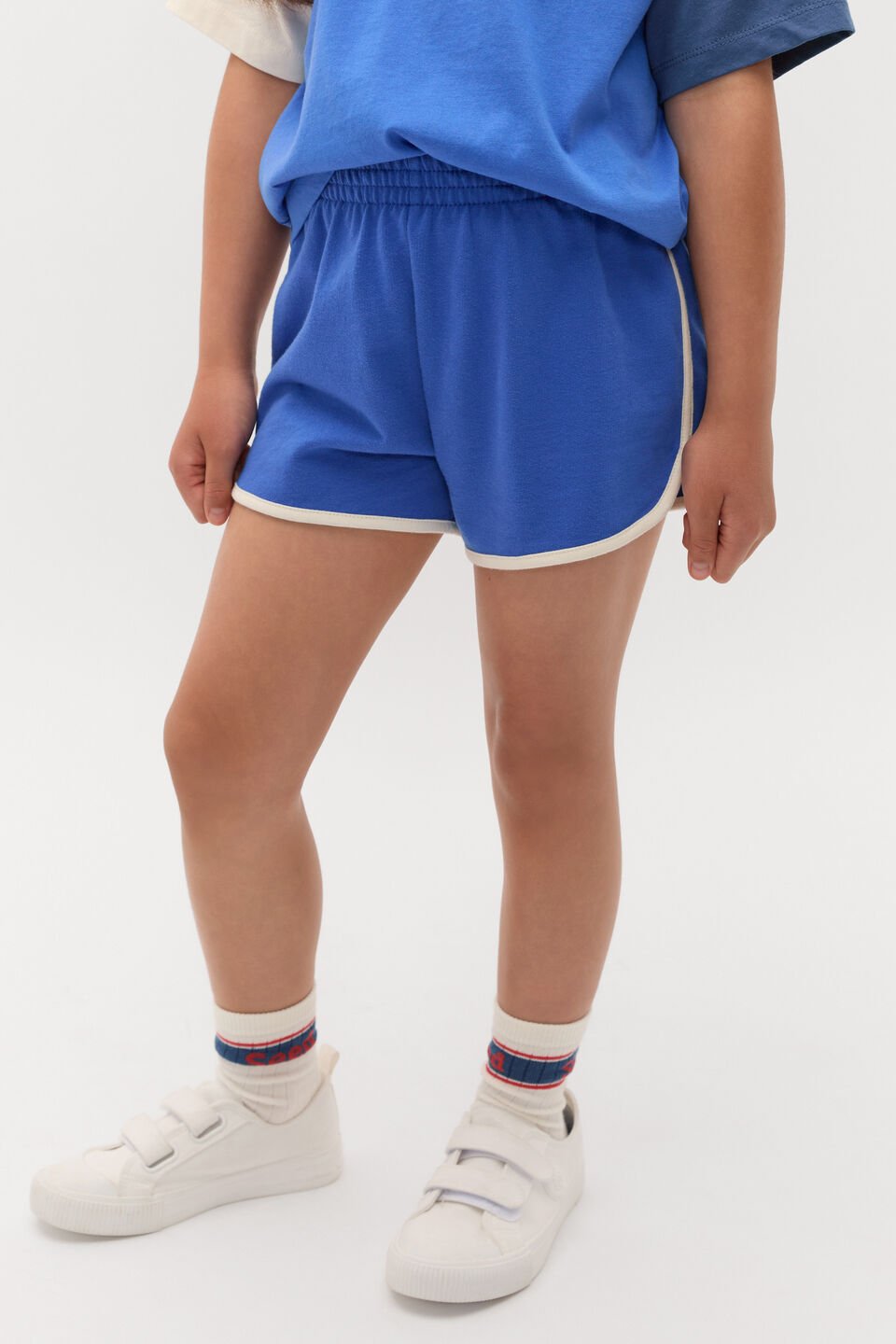Retro Pocket Short  Azure Blue