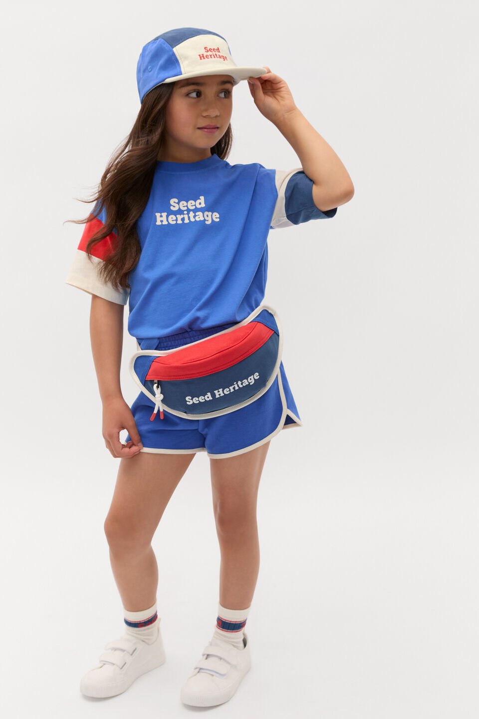 Retro Pocket Short  Azure Blue