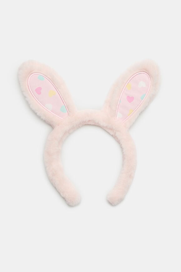 Heart Fur Ears Headband  Pink Lemonade  hi-res