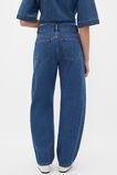 High Waisted Barrel Leg Jean  Heritage Wash  hi-res
